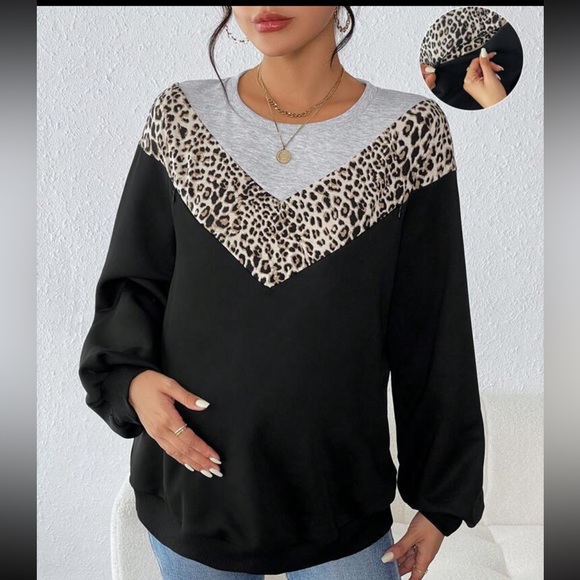 Nursing zip sweater - Picture 1 of 4